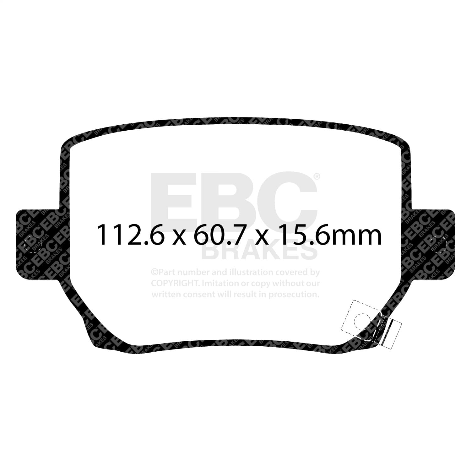 EBC Brakes - DP42419R - Disc Brake Pad image 3