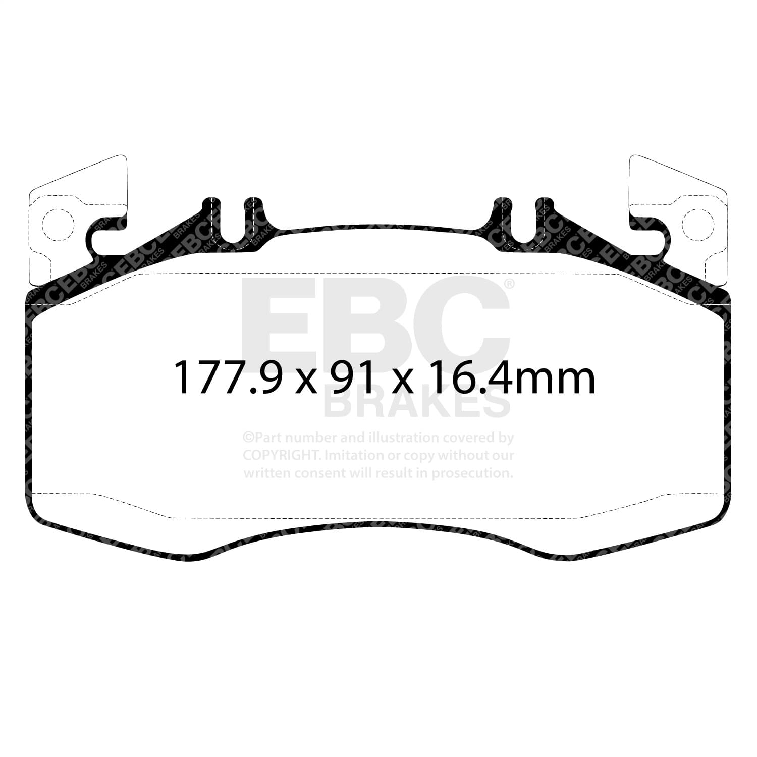 EBC Brakes - DP42424R - Disc Brake Pad image 3