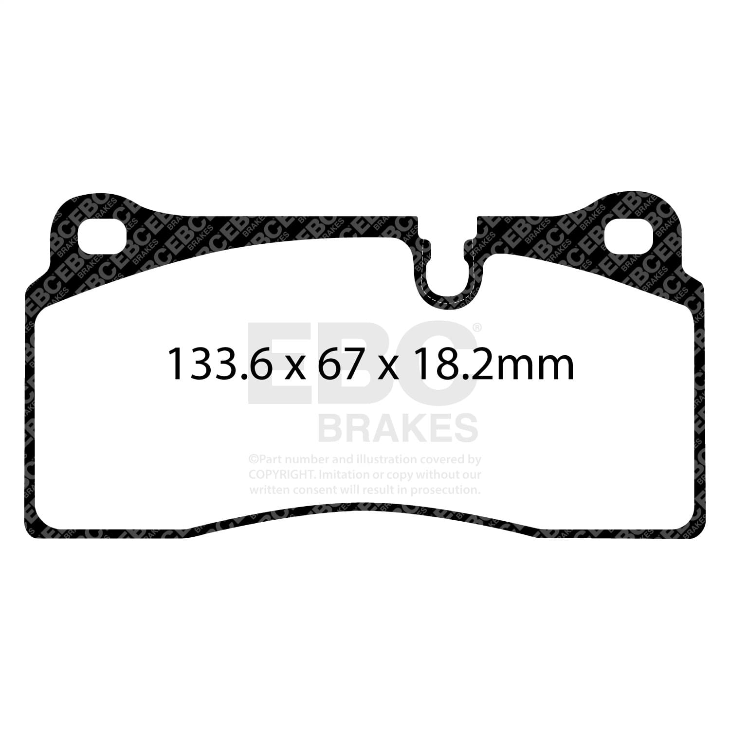 EBC Brakes - DP52425NDX - Disc Brake Pad image 4