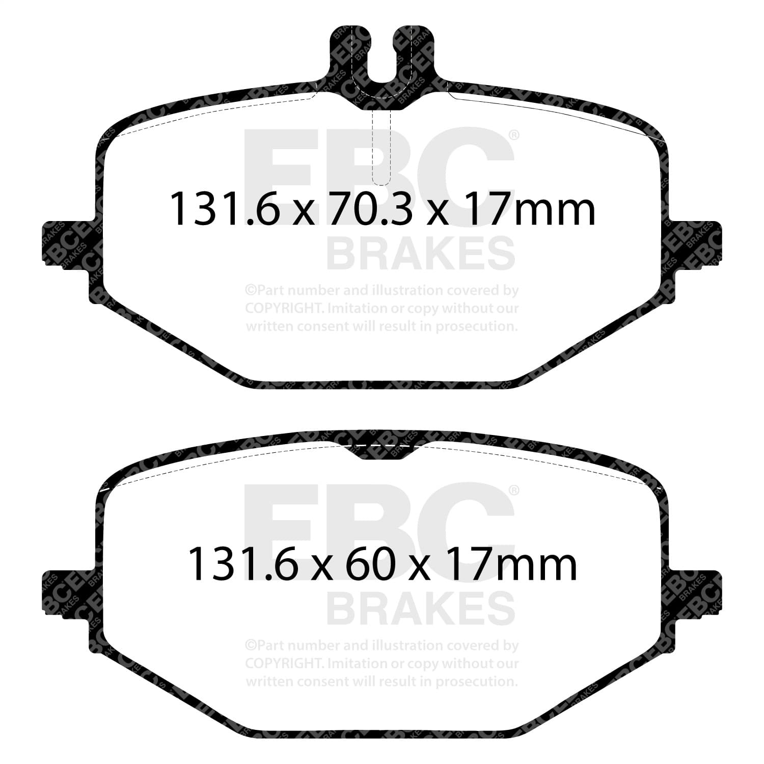 EBC Brakes - DP42427R - Disc Brake Pad image 3