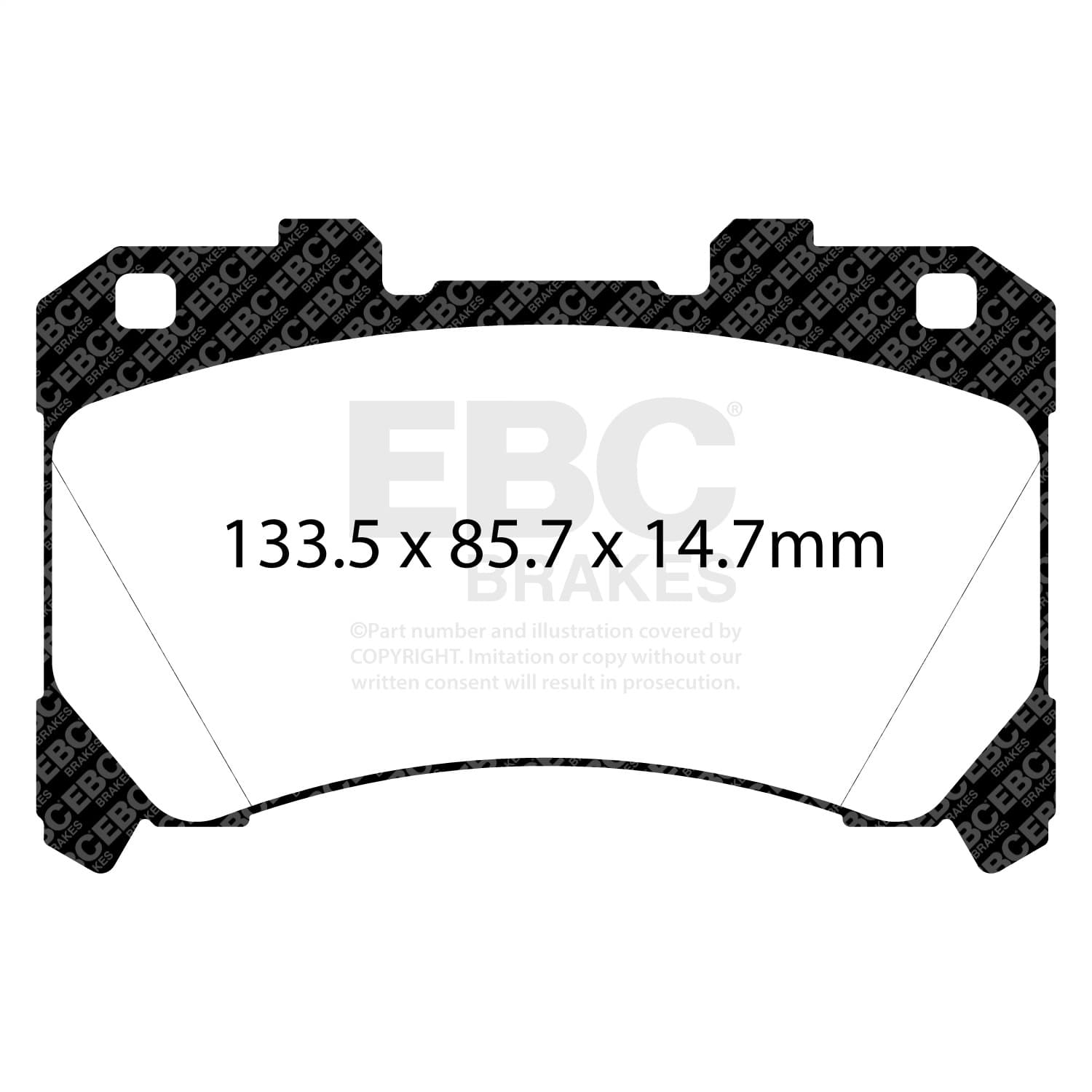 EBC Brakes - DP42430R - Disc Brake Pad image 2