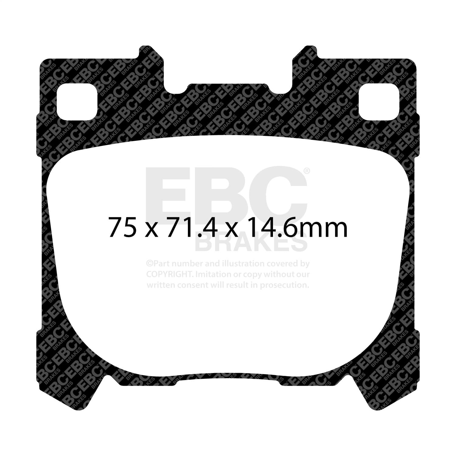 EBC Brakes - DP52431NDX - Disc Brake Pad image 1