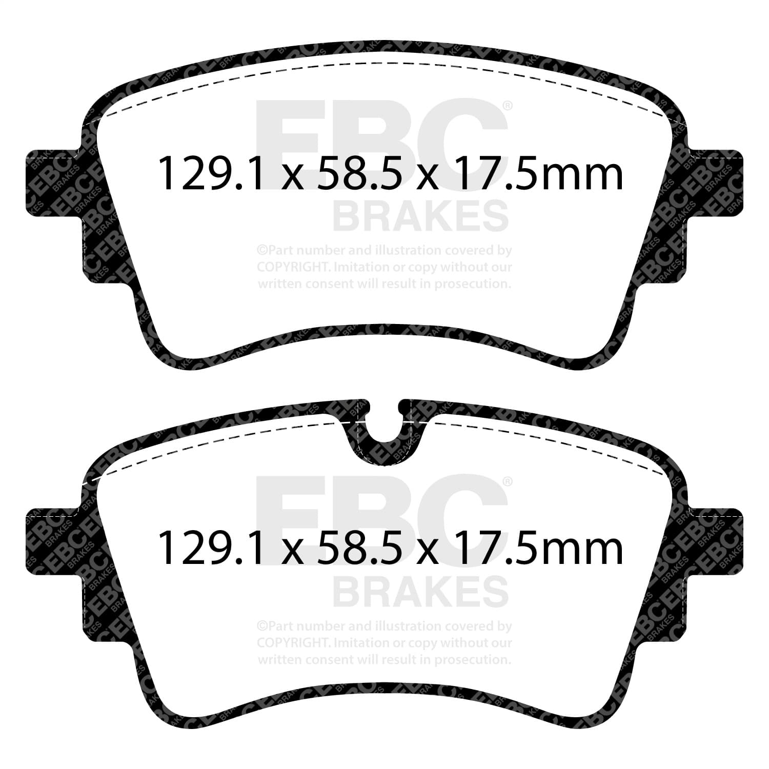 EBC Brakes - DP42435R - Disc Brake Pad image 2
