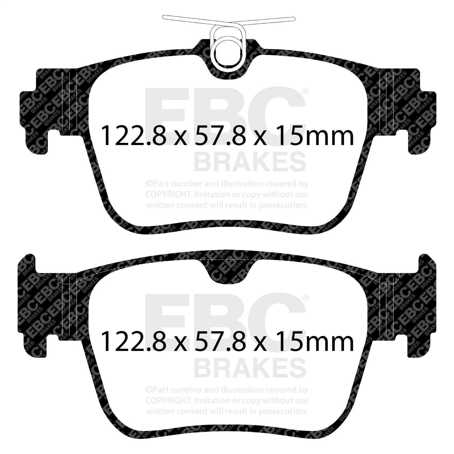 EBC Brakes - DP32438C - Disc Brake Pad image 2