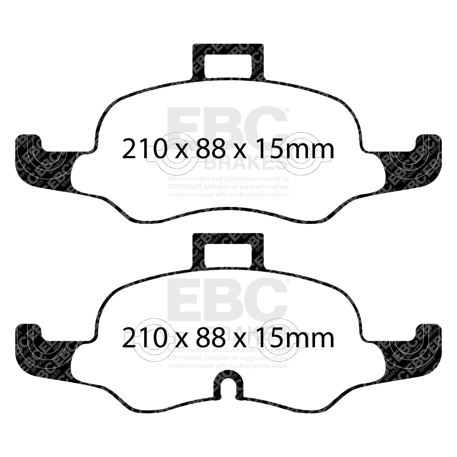 EBC Brakes - DP42447R - Disc Brake Pad image 4