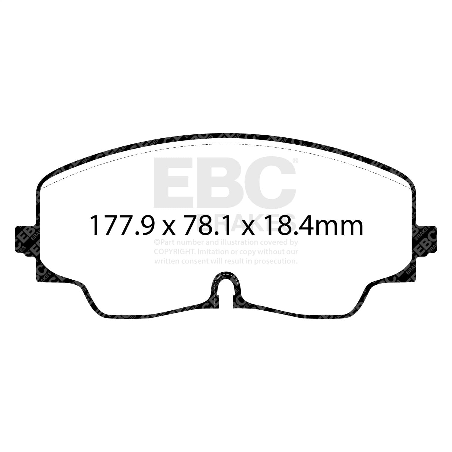 EBC Brakes - DP32448C - Disc Brake Pad image 3