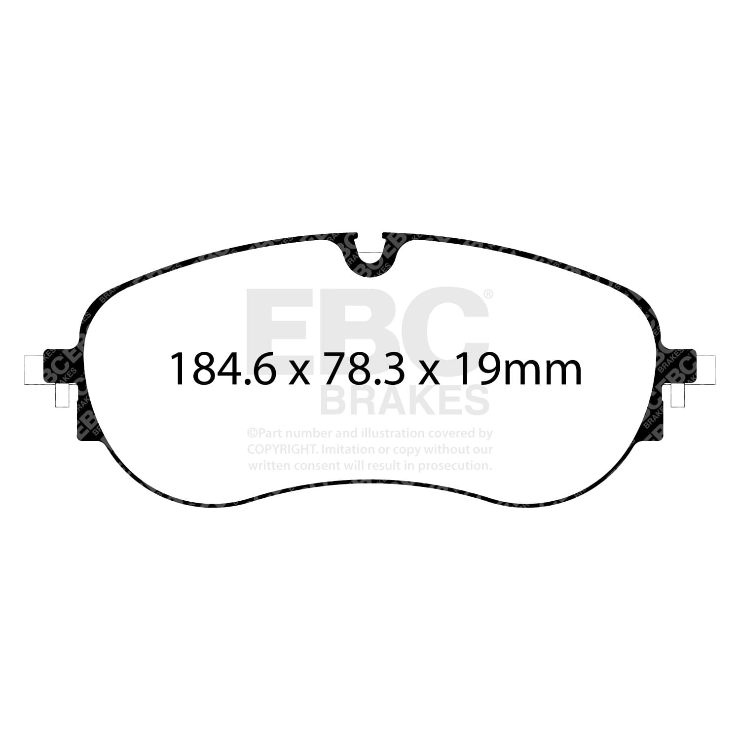EBC Brakes - UD2401 - Disc Brake Pad image 3