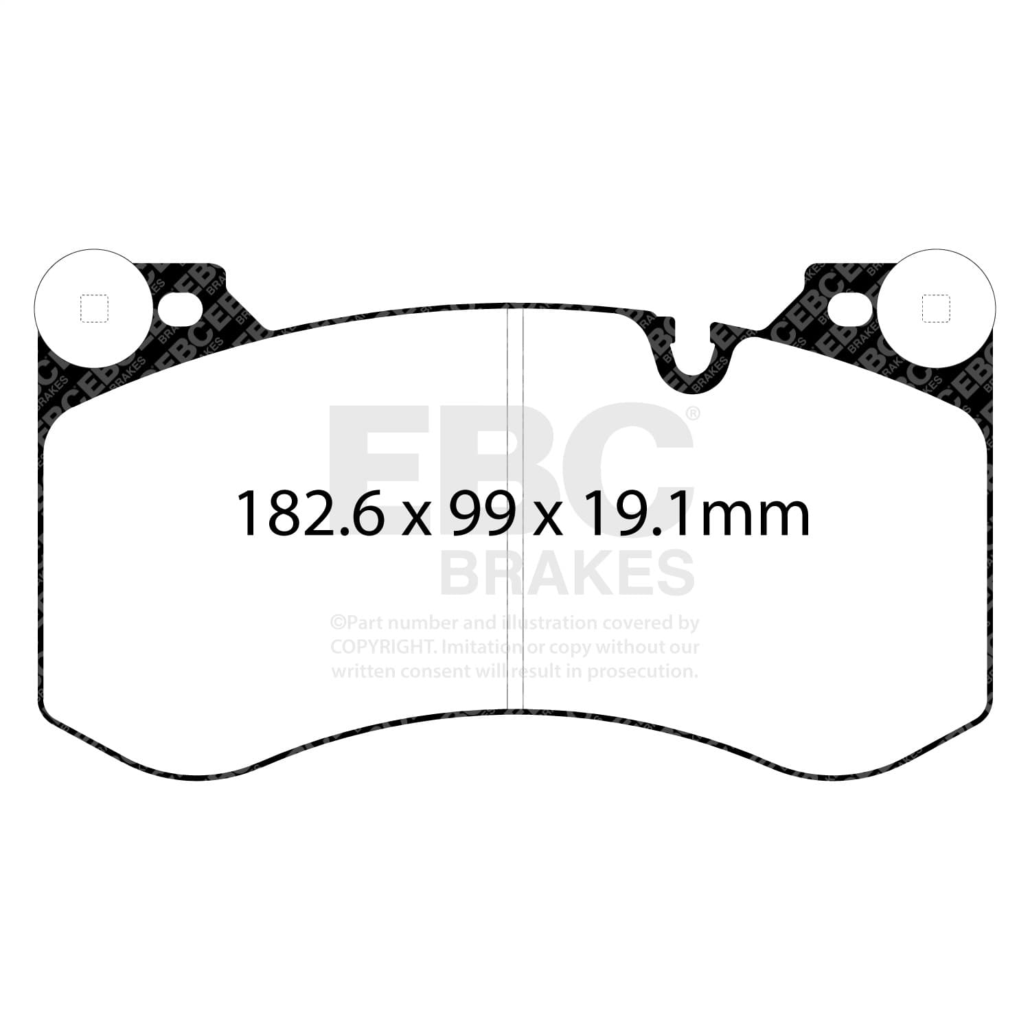 EBC Brakes - DP52454NDX - Disc Brake Pad image 2