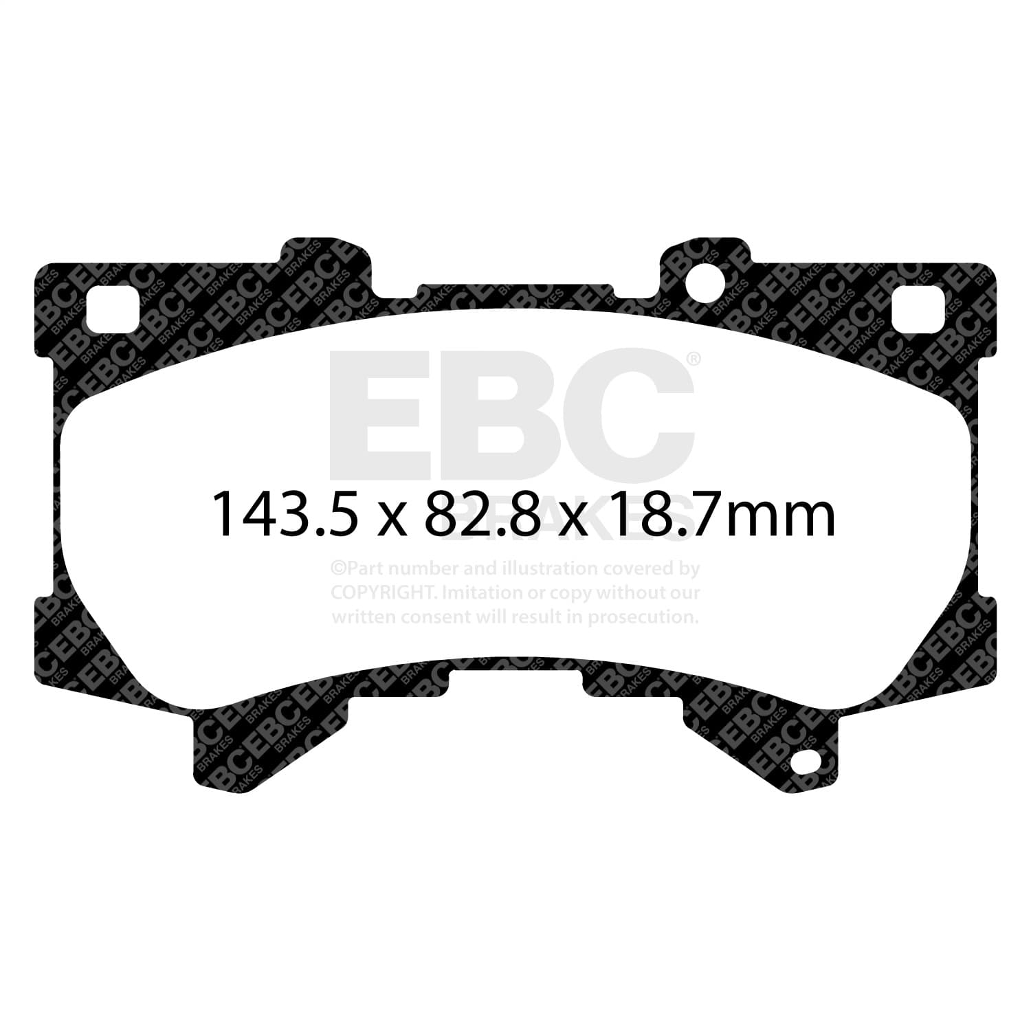 EBC Brakes - DP42460R - Disc Brake Pad image 4