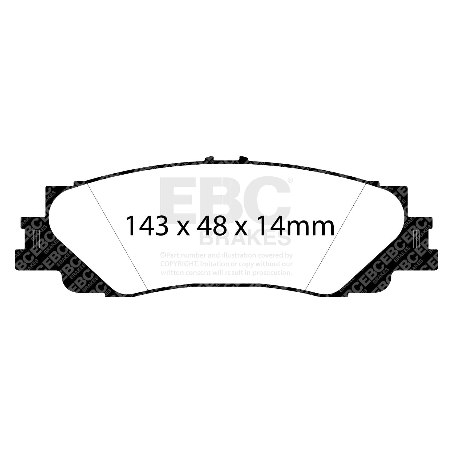 EBC Brakes - DP42461R - Disc Brake Pad image 3