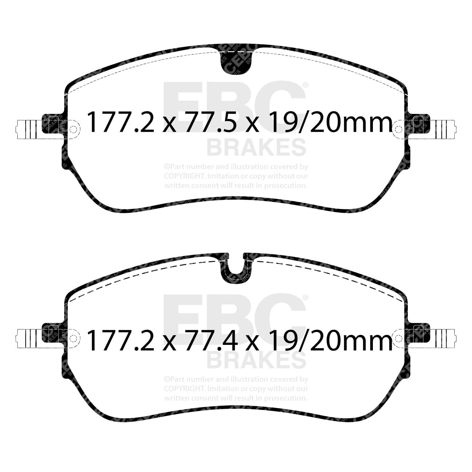 EBC Brakes - DP42475R - Disc Brake Pad image 3