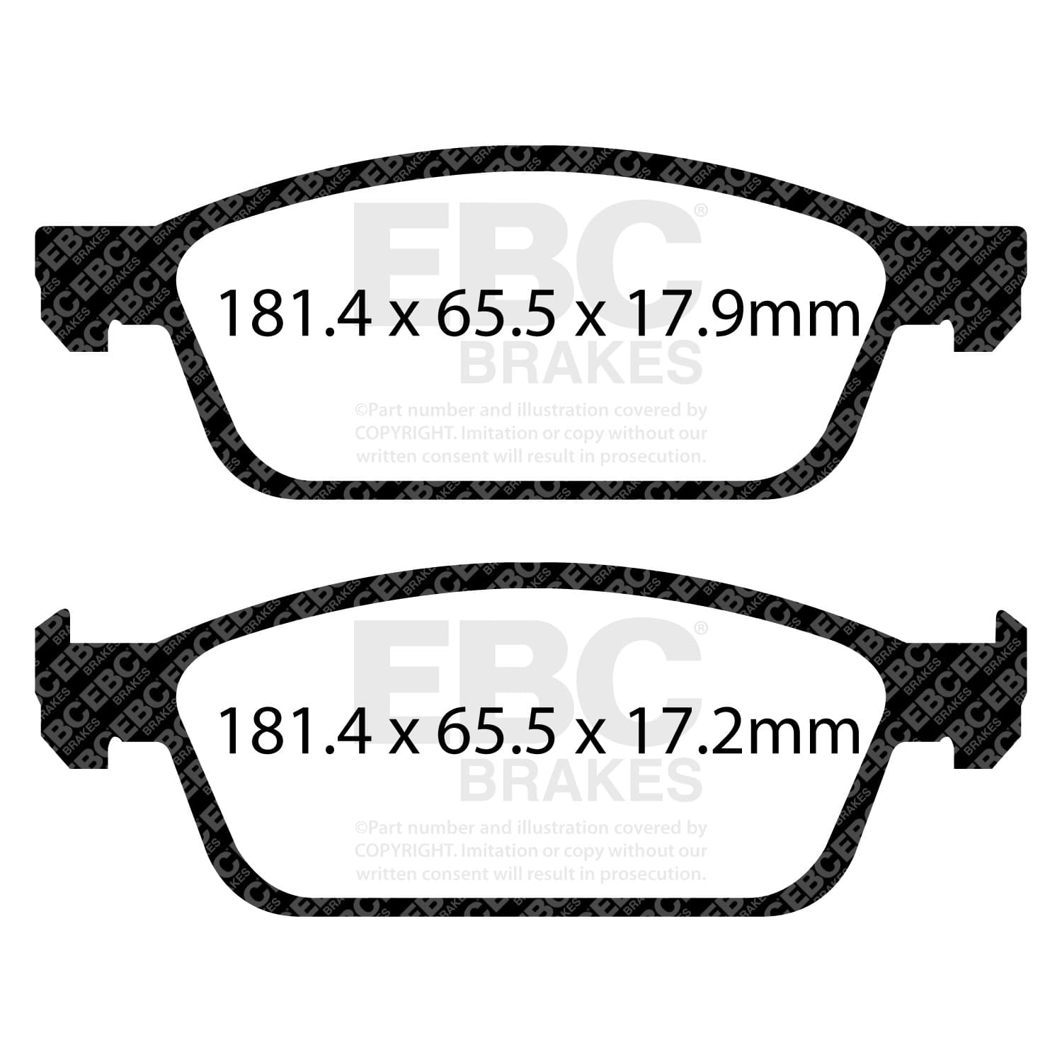 EBC Brakes - DP63008 - Disc Brake Pad image 4