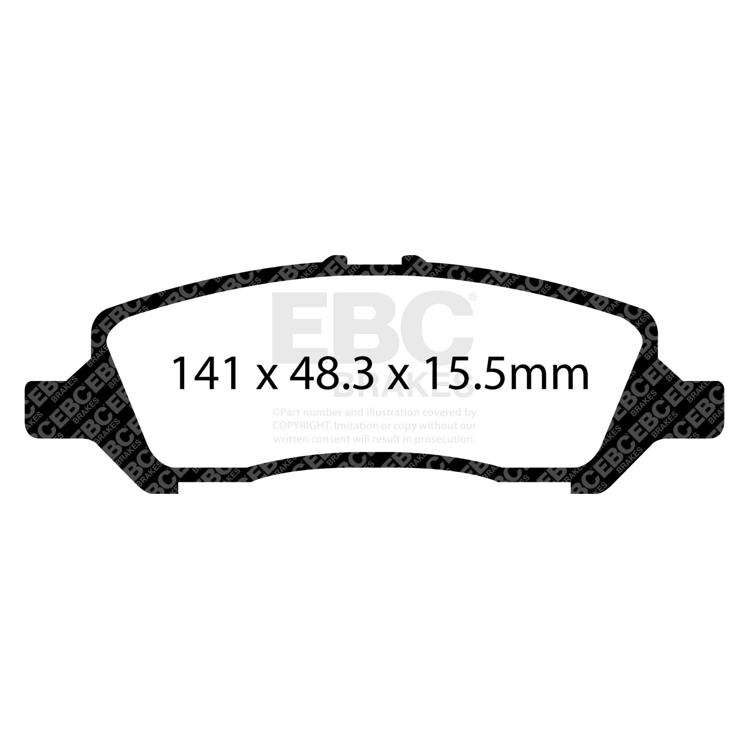 EBC Brakes - DP23009 - Disc Brake Pad image 3