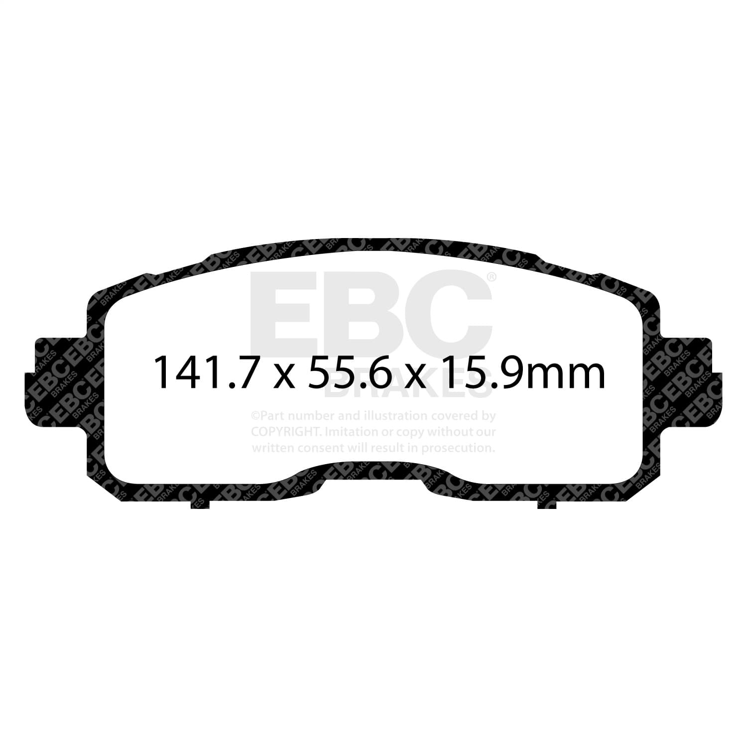 EBC Brakes - DP23011 - Disc Brake Pad image 3