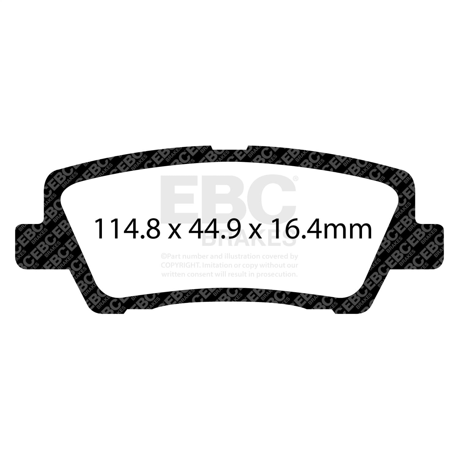 EBC Brakes - DP33012C - Disc Brake Pad image 5