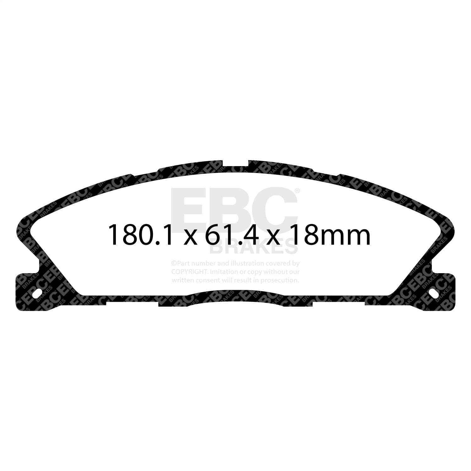 EBC Brakes - DP33019C - Disc Brake Pad image 4
