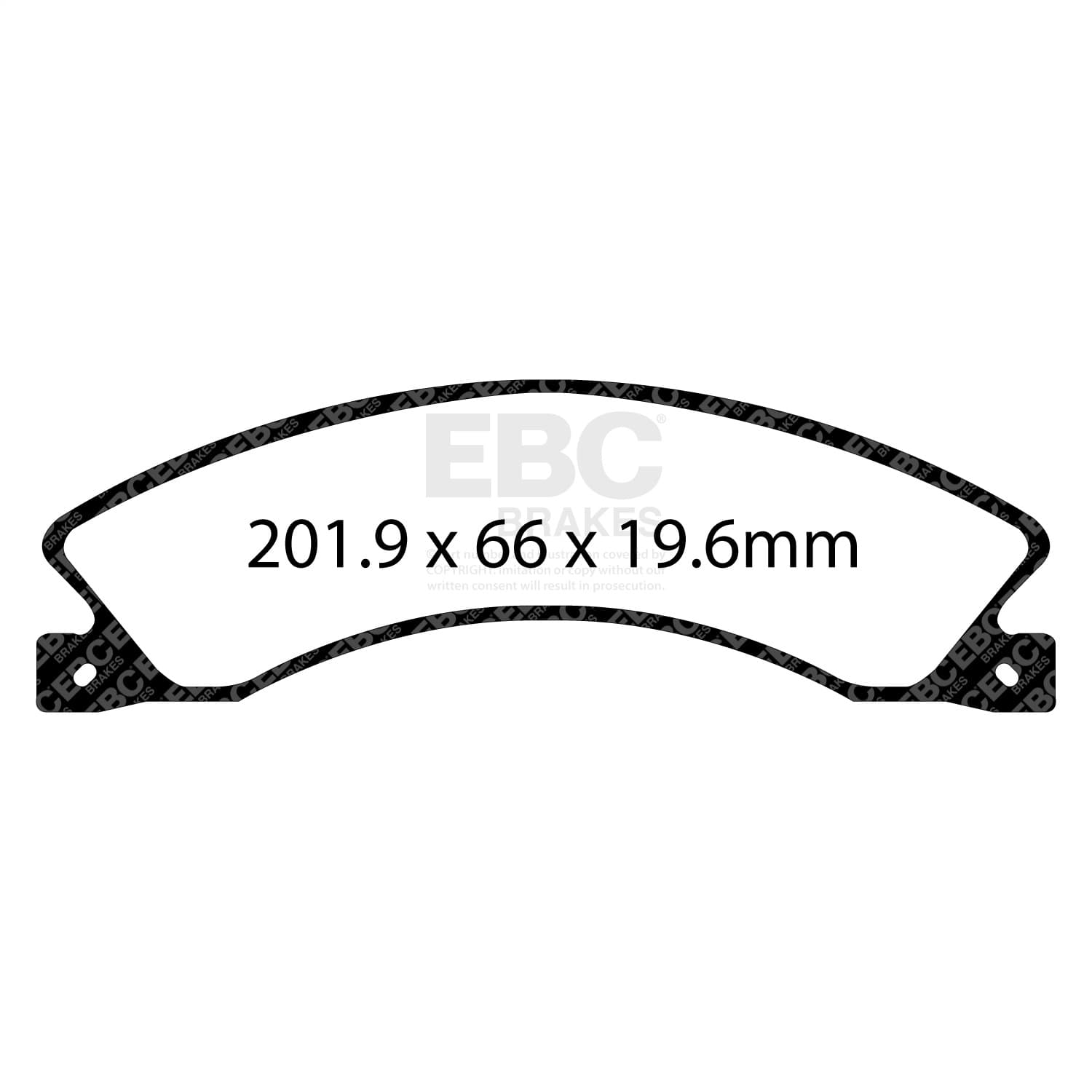 EBC Brakes - ED93021 - Disc Brake Pad image 2