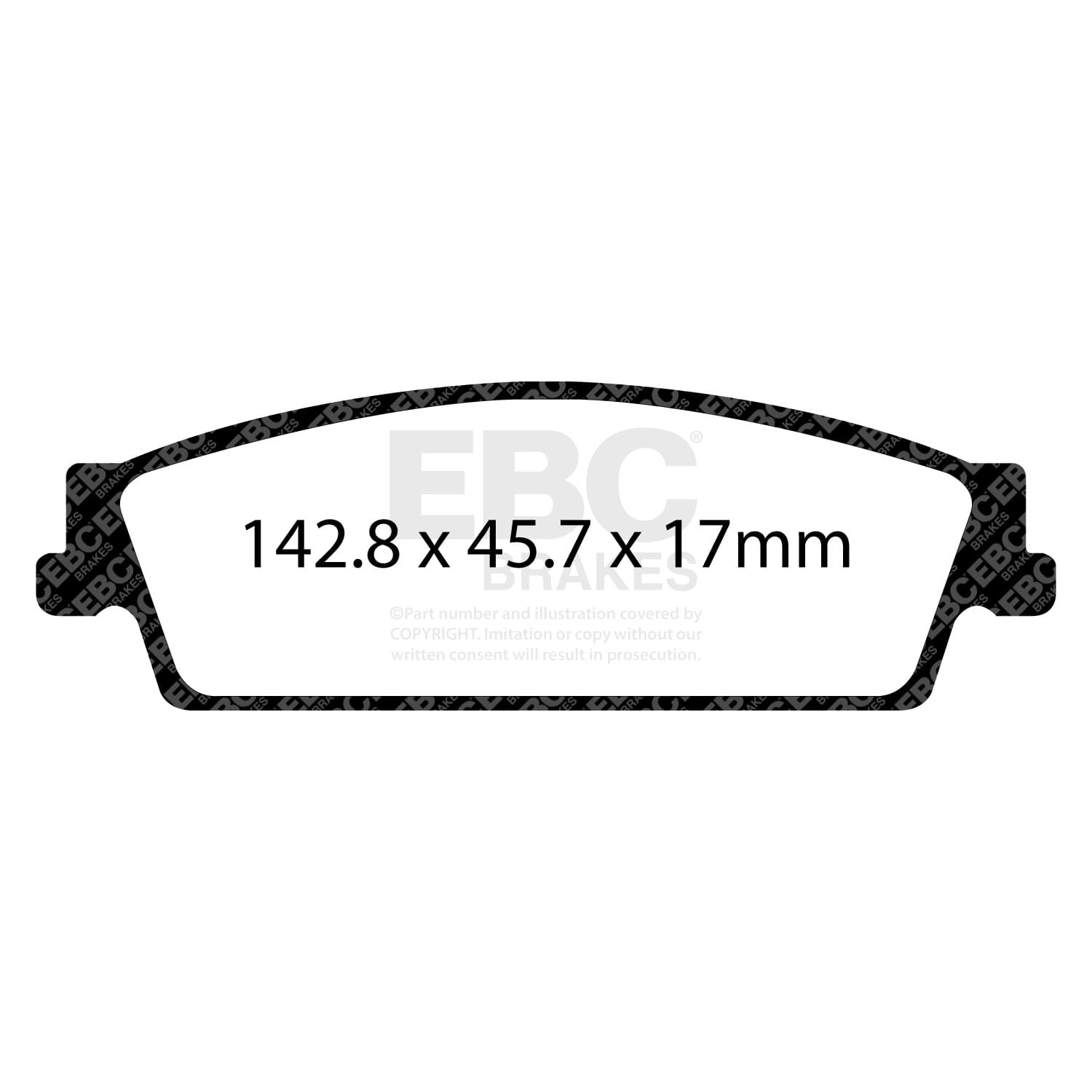 EBC Brakes - DP63022 - Disc Brake Pad image 3