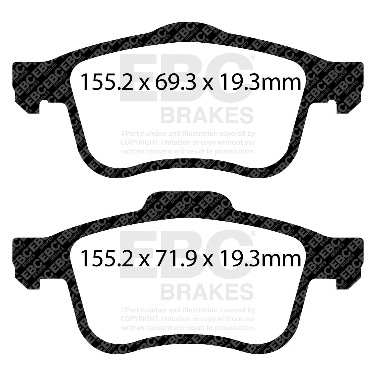 EBC Brakes - DP23026 - Disc Brake Pad image 3