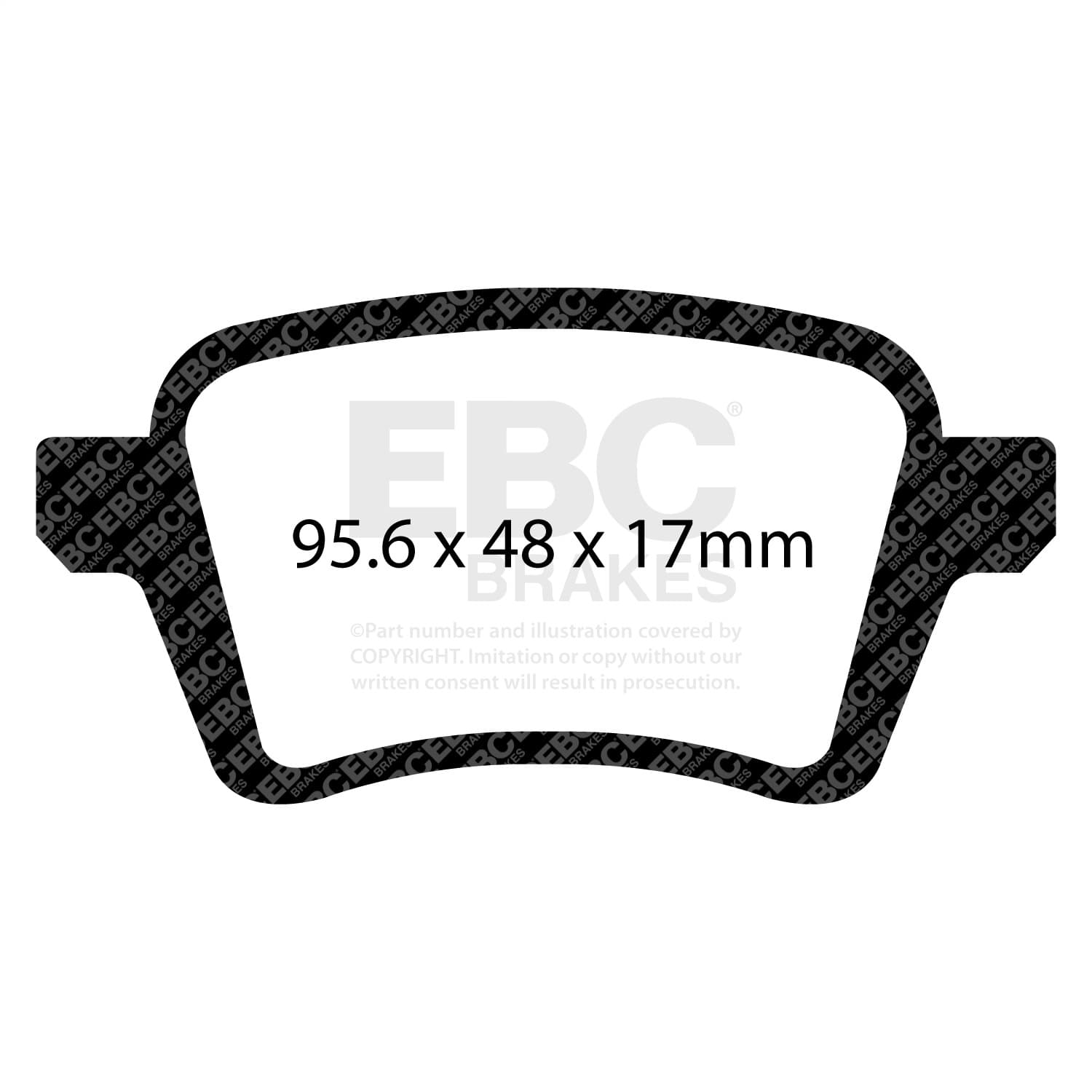 EBC Brakes - DP33027C - Disc Brake Pad image 2