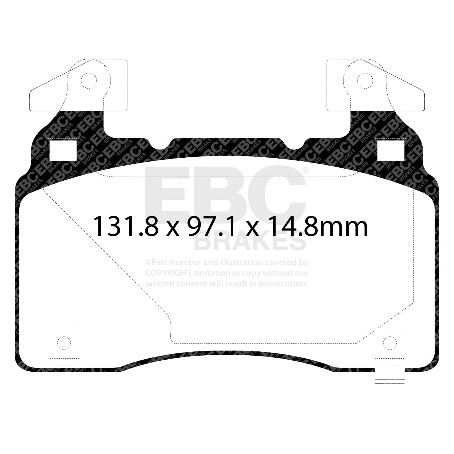 EBC Brakes - DP33028C - Disc Brake Pad image 5