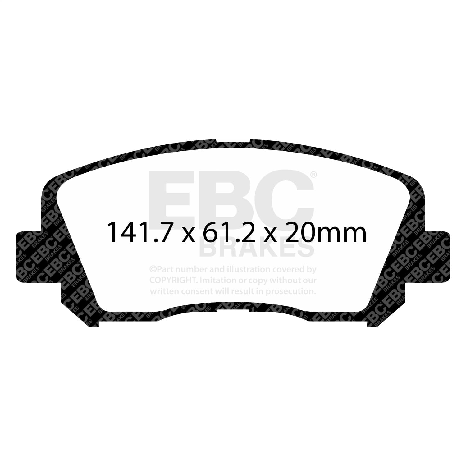 EBC Brakes - DP63029 - Disc Brake Pad image 2