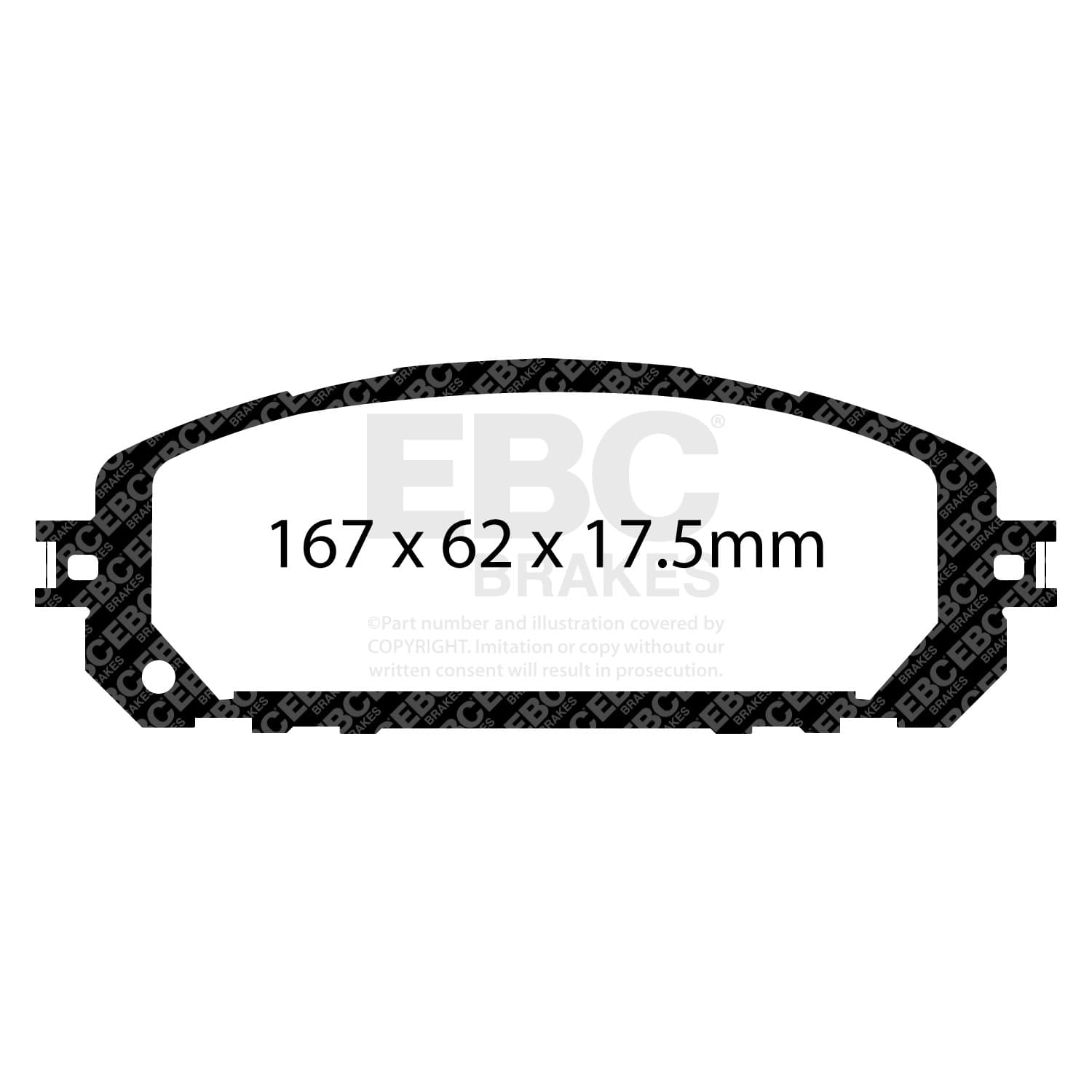 EBC Brakes - DP43030R - Disc Brake Pad image 3