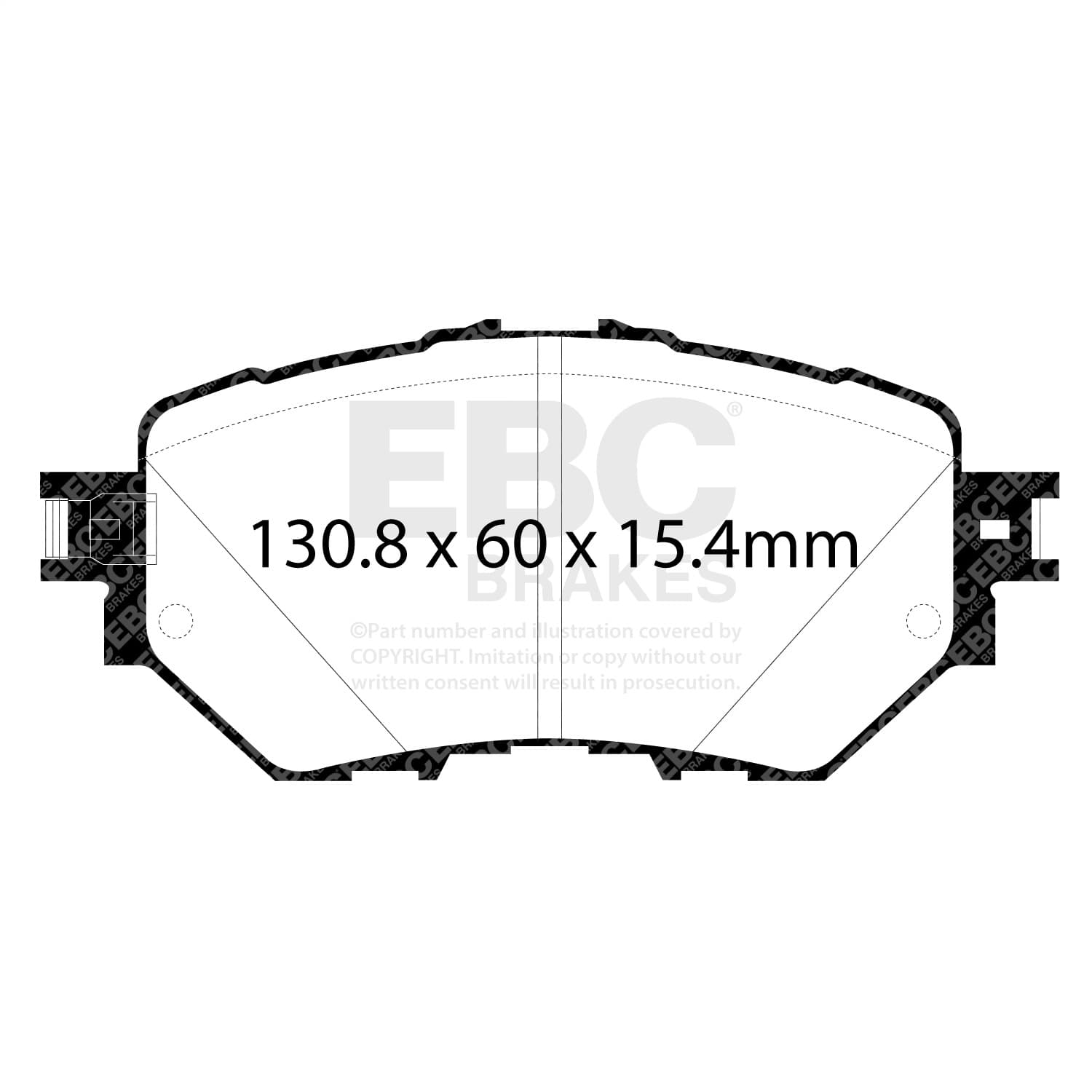 EBC Brakes - DP23033 - Disc Brake Pad image 3