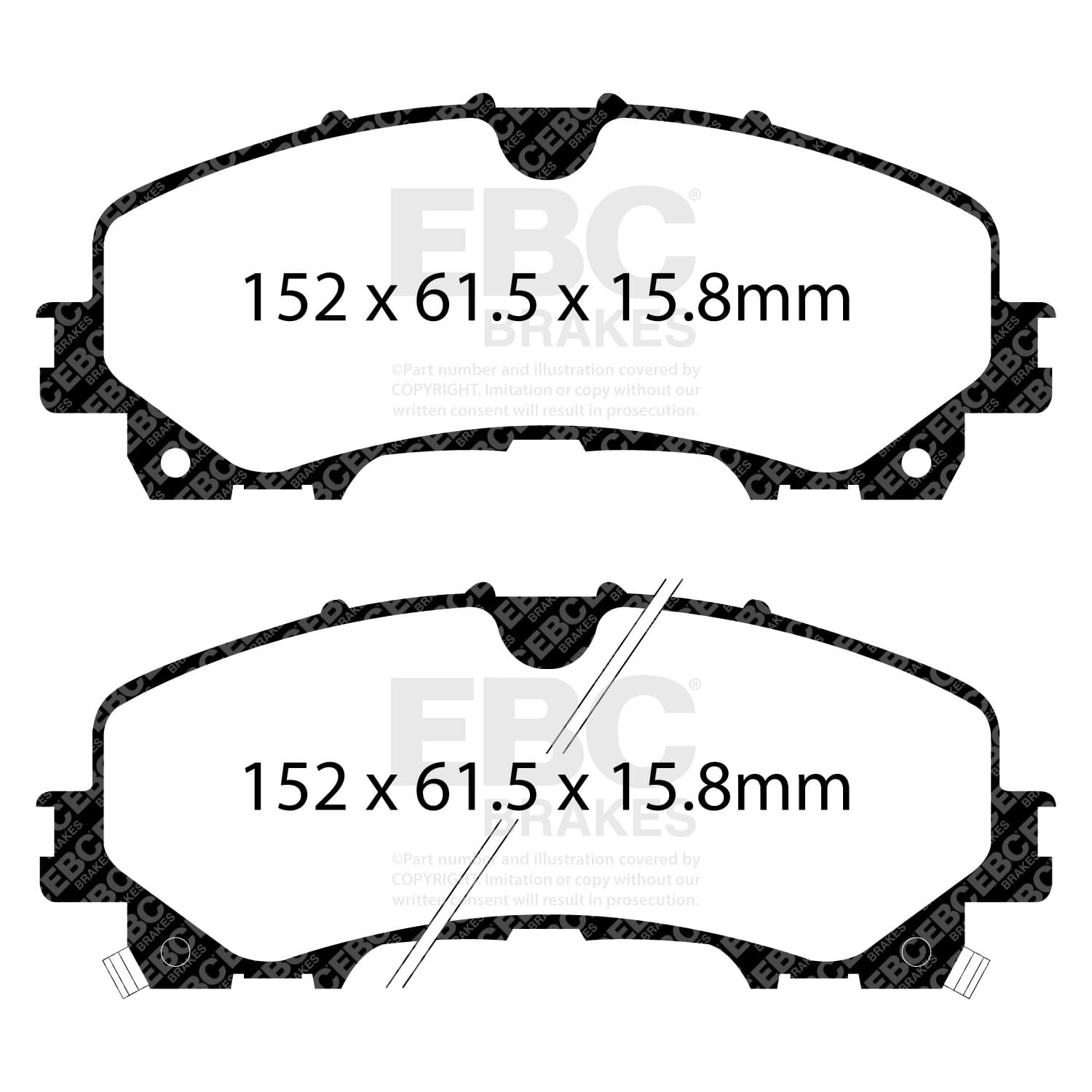EBC Brakes - DP63036 - Disc Brake Pad image 3
