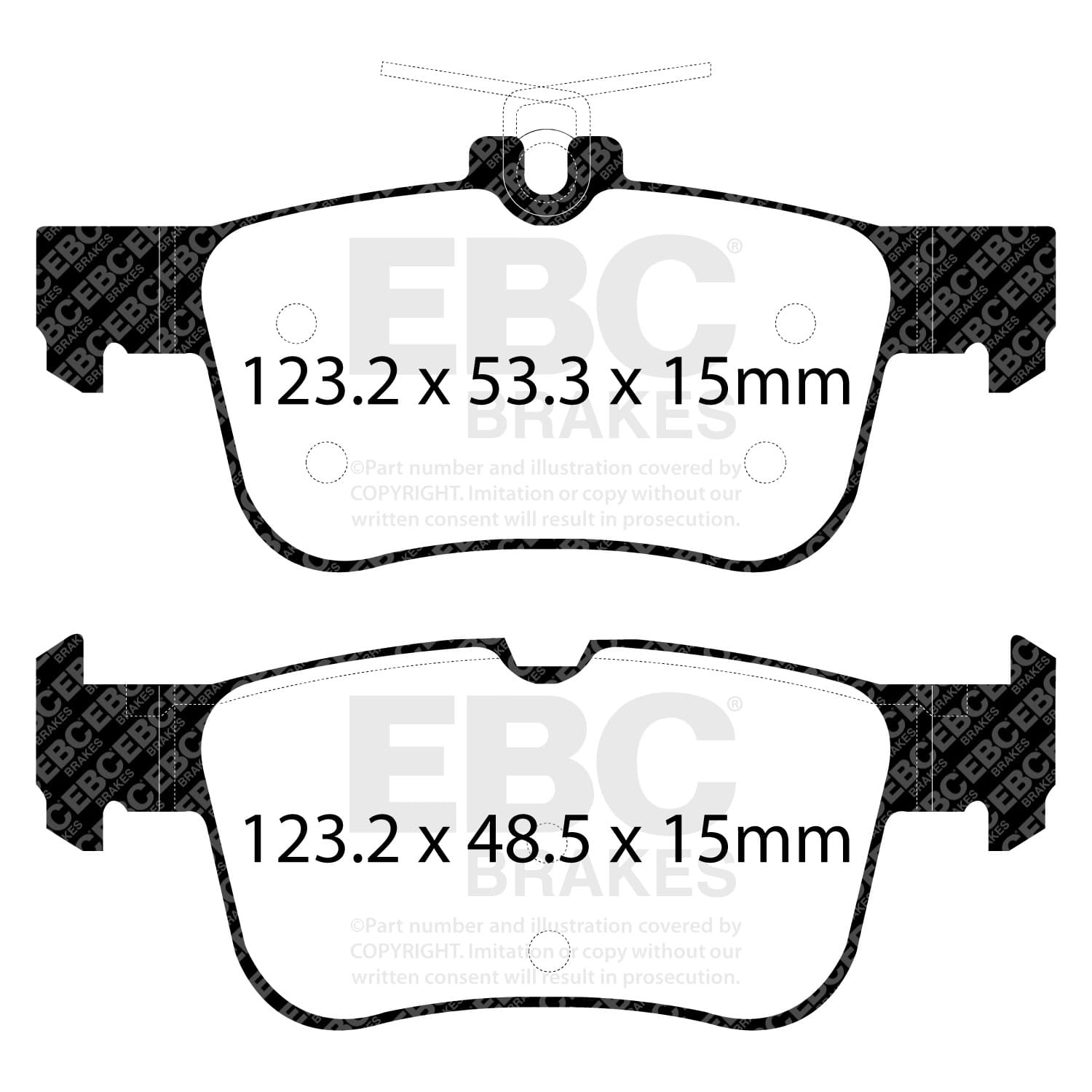 EBC Brakes - DP43047R - Disc Brake Pad image 4