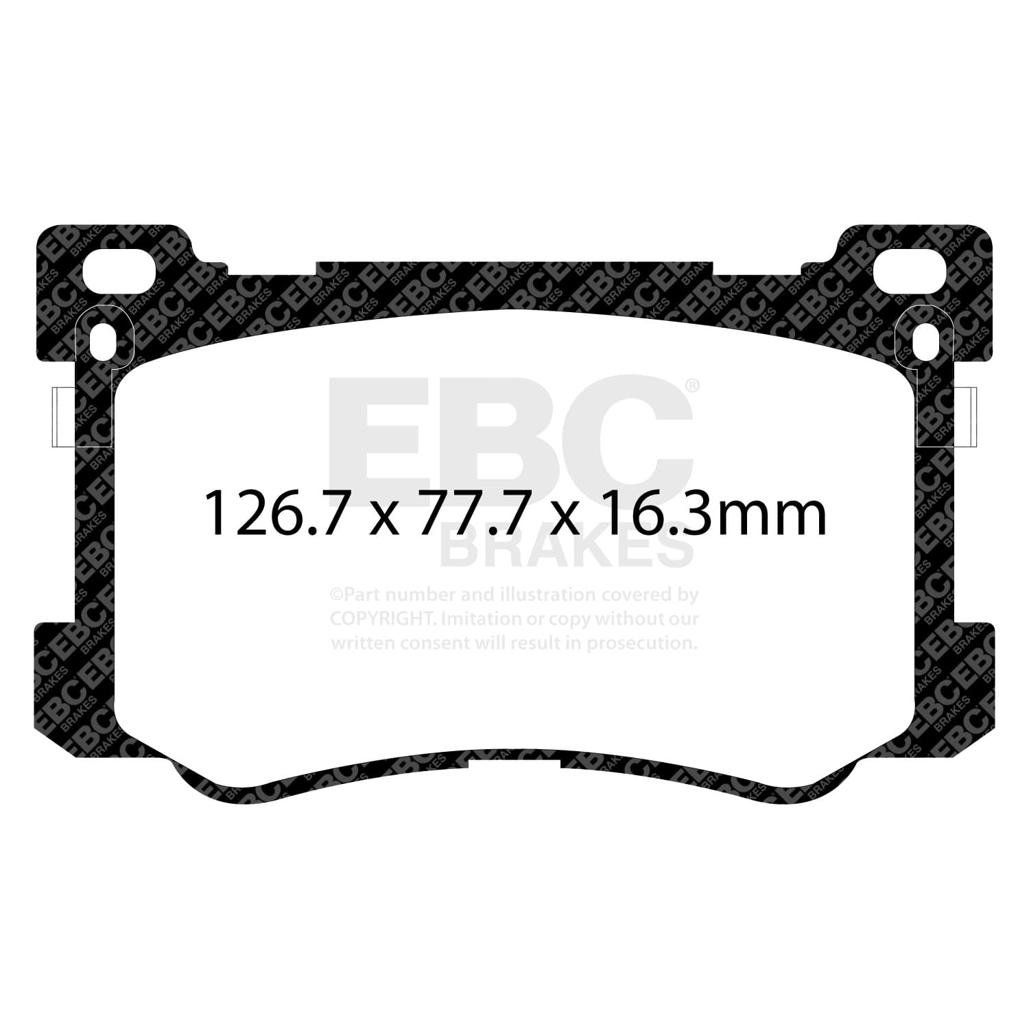 EBC Brakes - DP43048R - Disc Brake Pad image 2