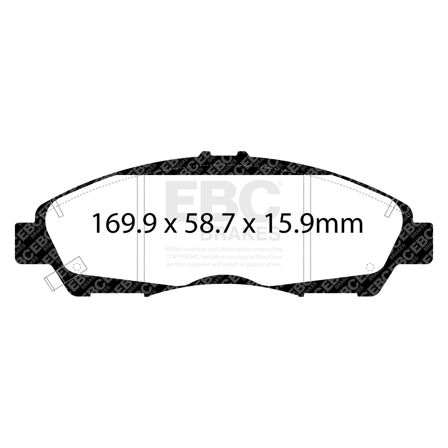 EBC Brakes - DP43063R - Disc Brake Pad image 5