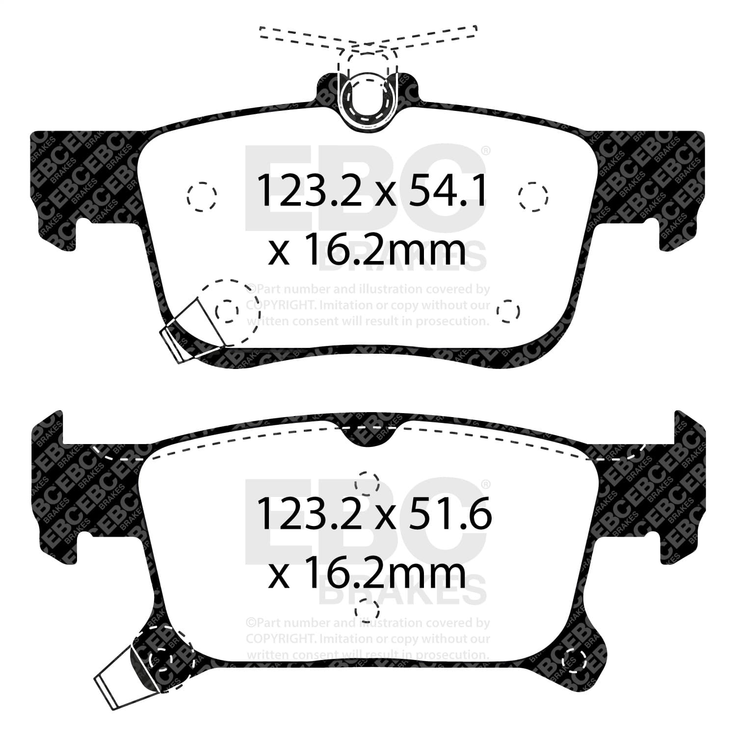 EBC Brakes - DP23069 - Disc Brake Pad image 5