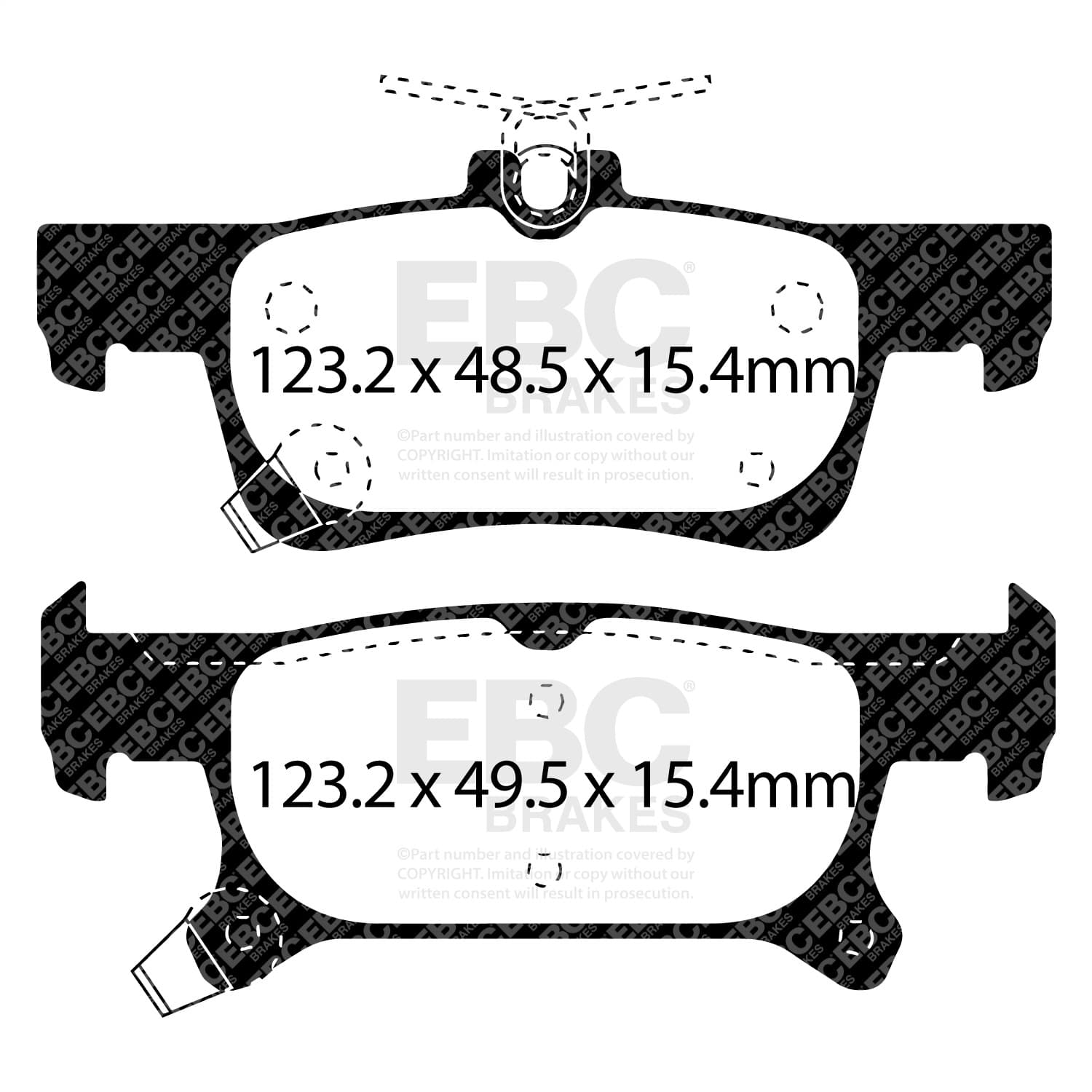 EBC Brakes - DP23079 - Disc Brake Pad image 4