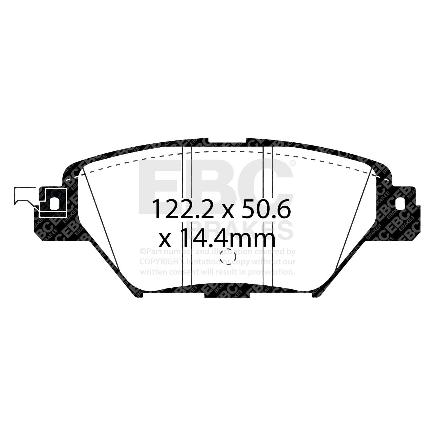 EBC Brakes - DP63083 - Disc Brake Pad image 5