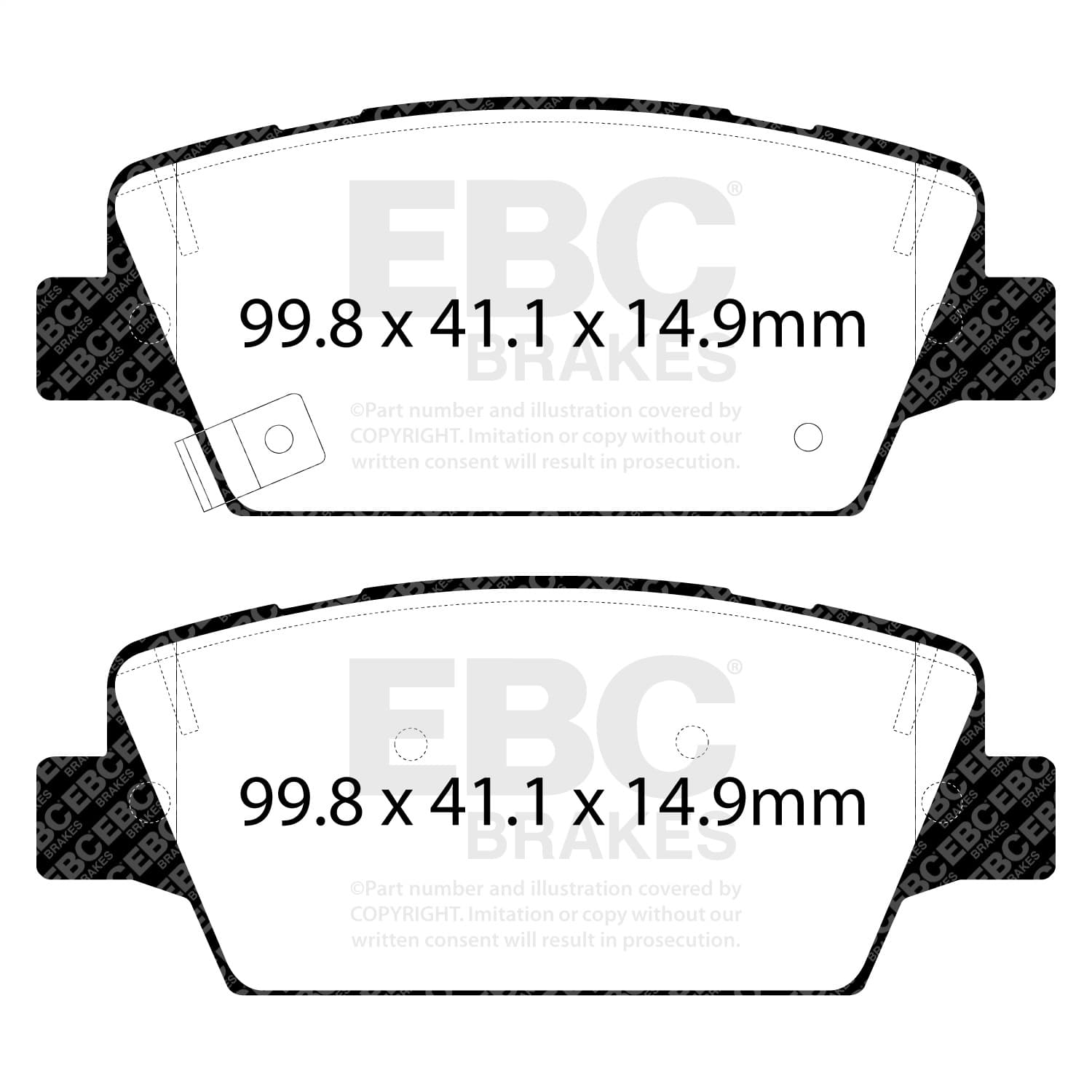 EBC Brakes - DP33086C - Disc Brake Pad image 4