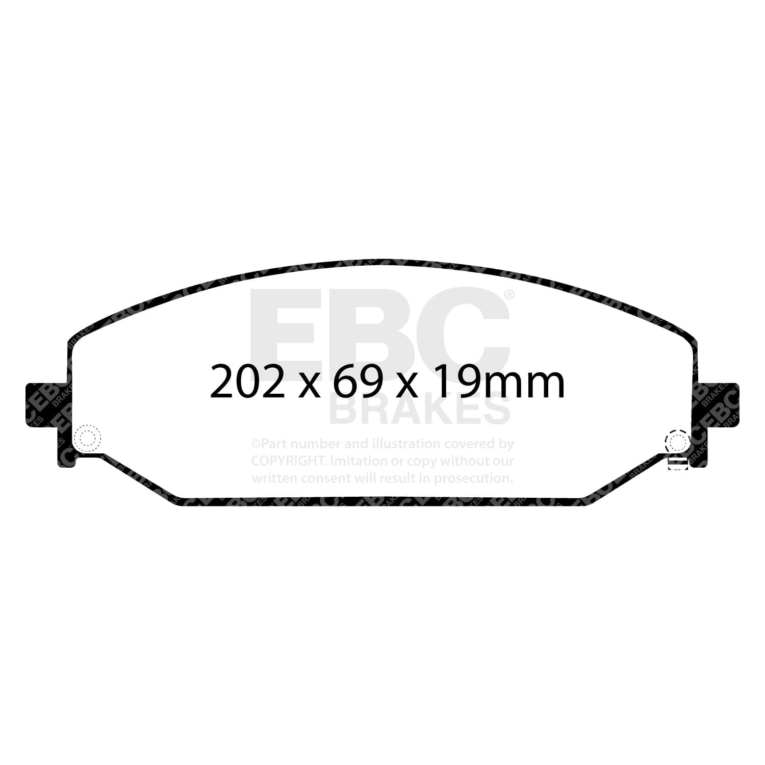 EBC Brakes - DP43094R - Disc Brake Pad image 5