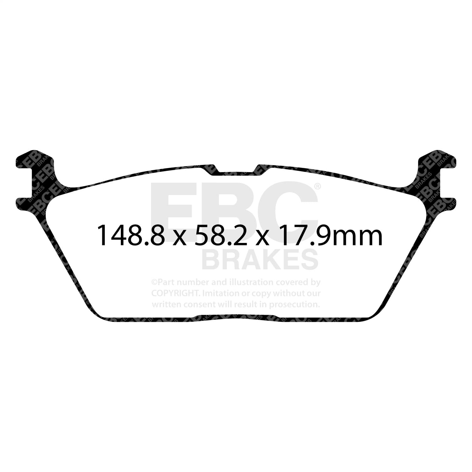 EBC Brakes - UD2169 - Disc Brake Pad image 6