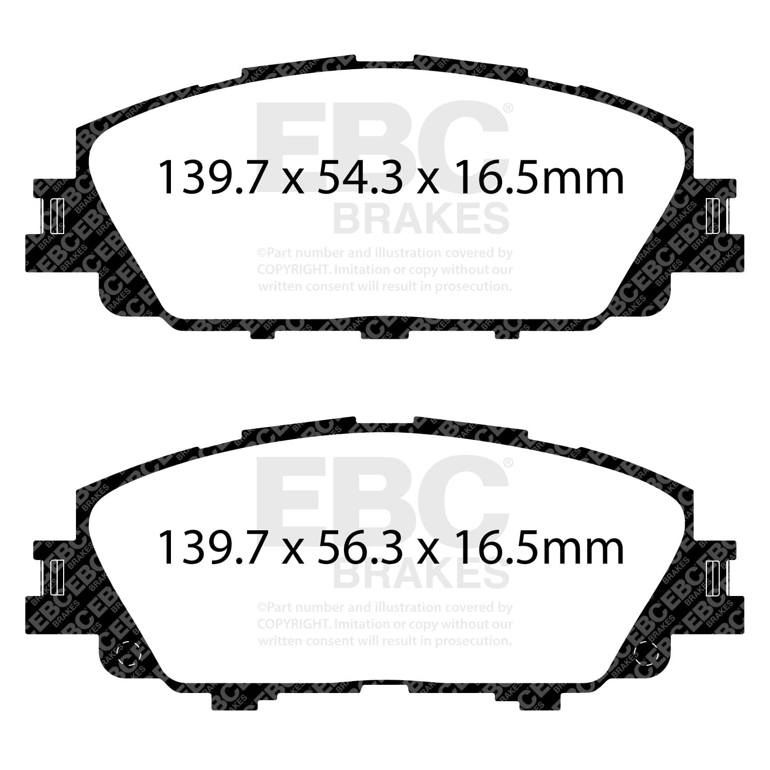 EBC Brakes - DP23099 - Disc Brake Pad image 1