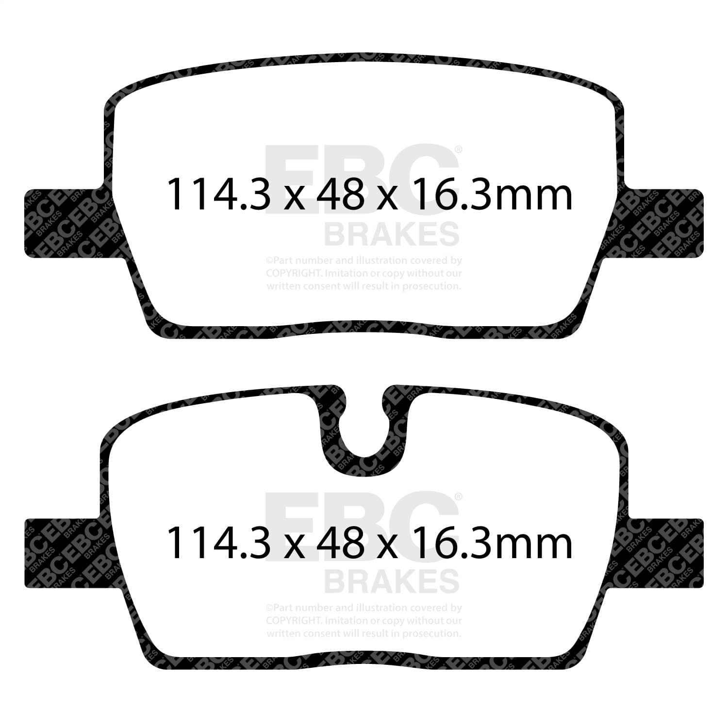 EBC Brakes - DP33116C - Disc Brake Pad image 1