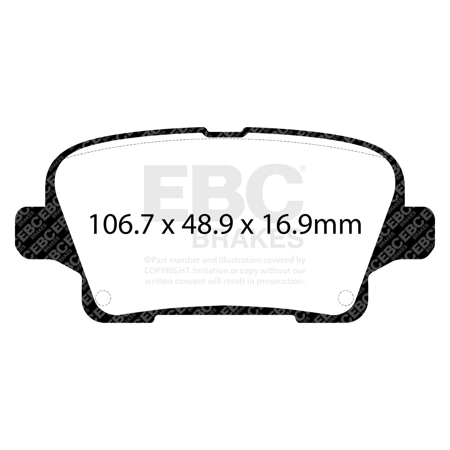 EBC Brakes - UD2189 - Disc Brake Pad image 5