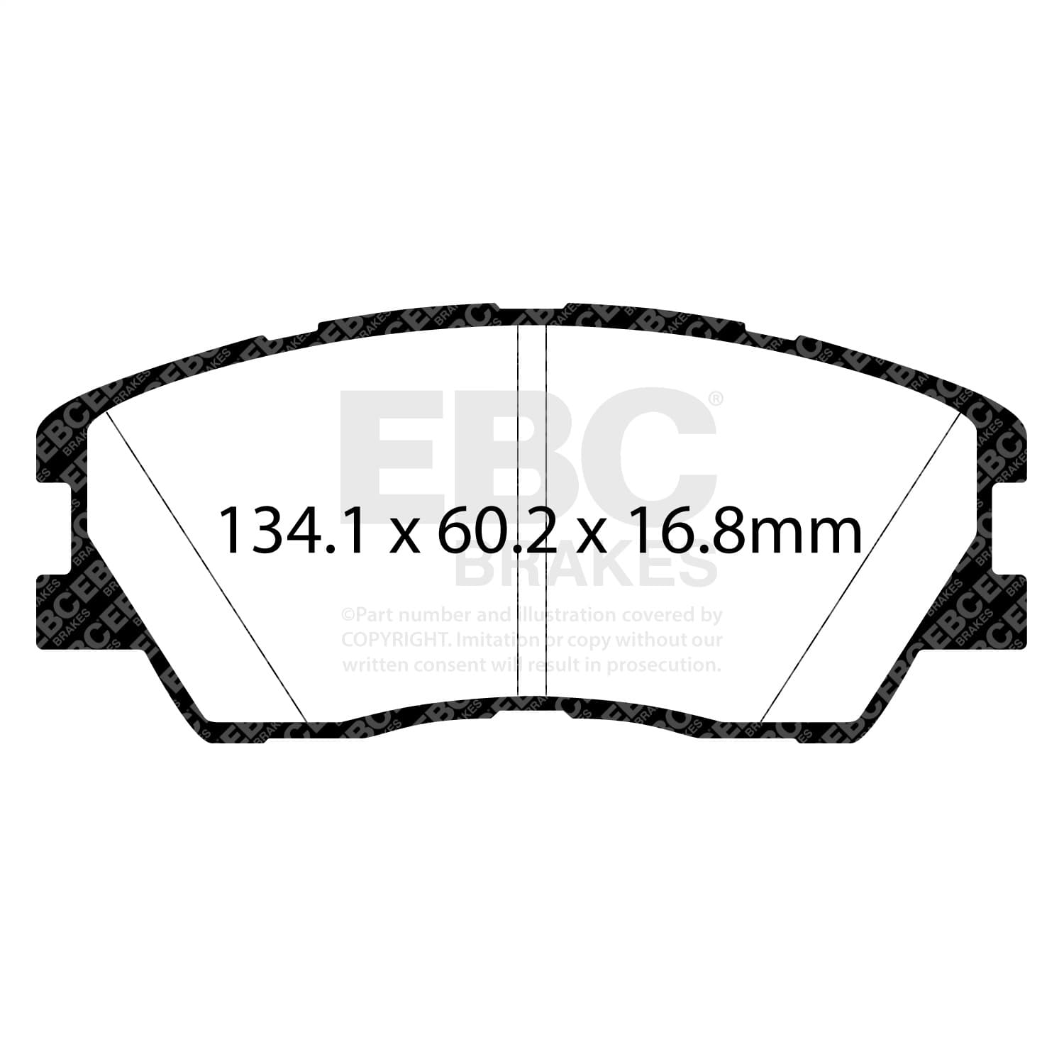 EBC Brakes - DP23130 - Disc Brake Pad image 1