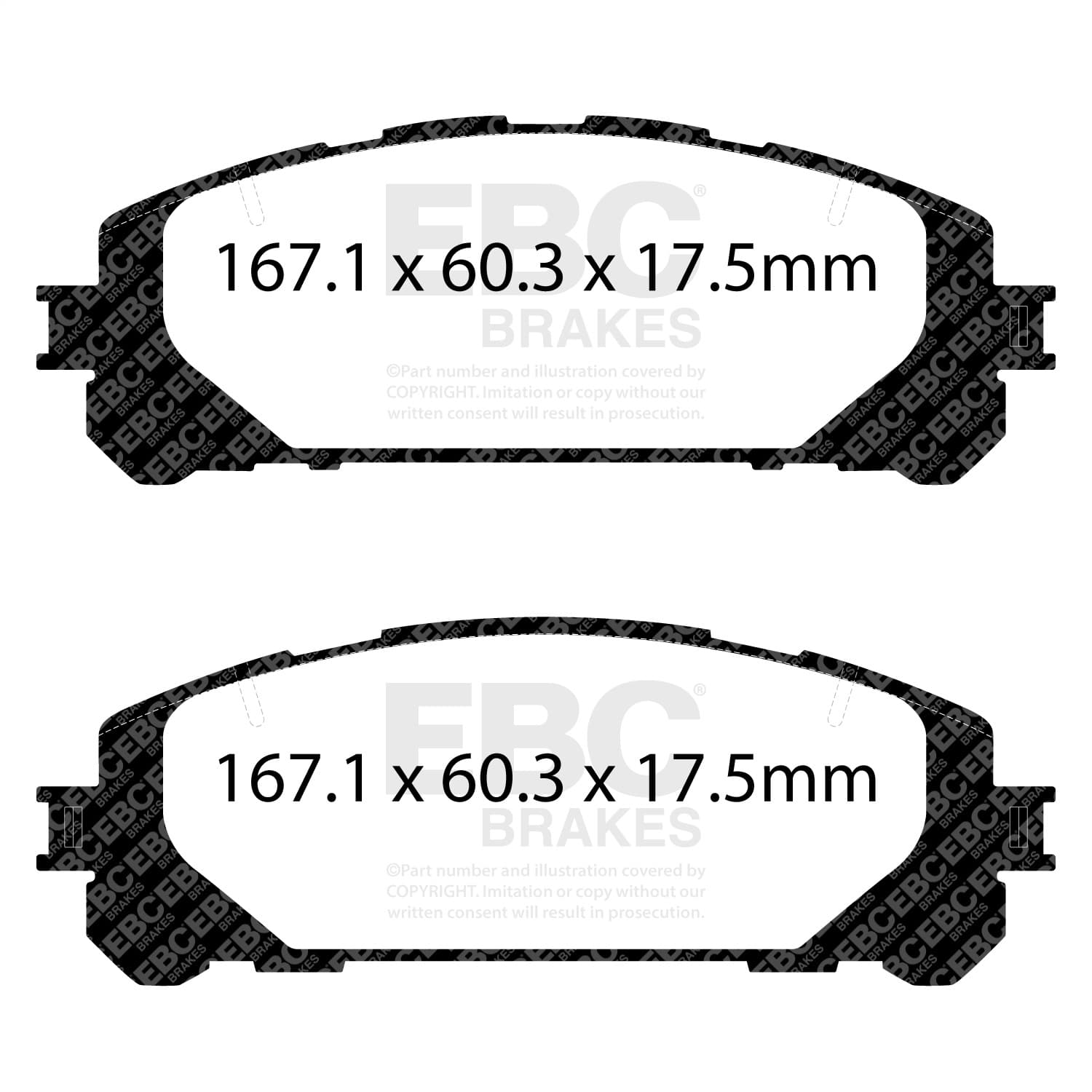 EBC Brakes - UD2304 - Disc Brake Pad image 4