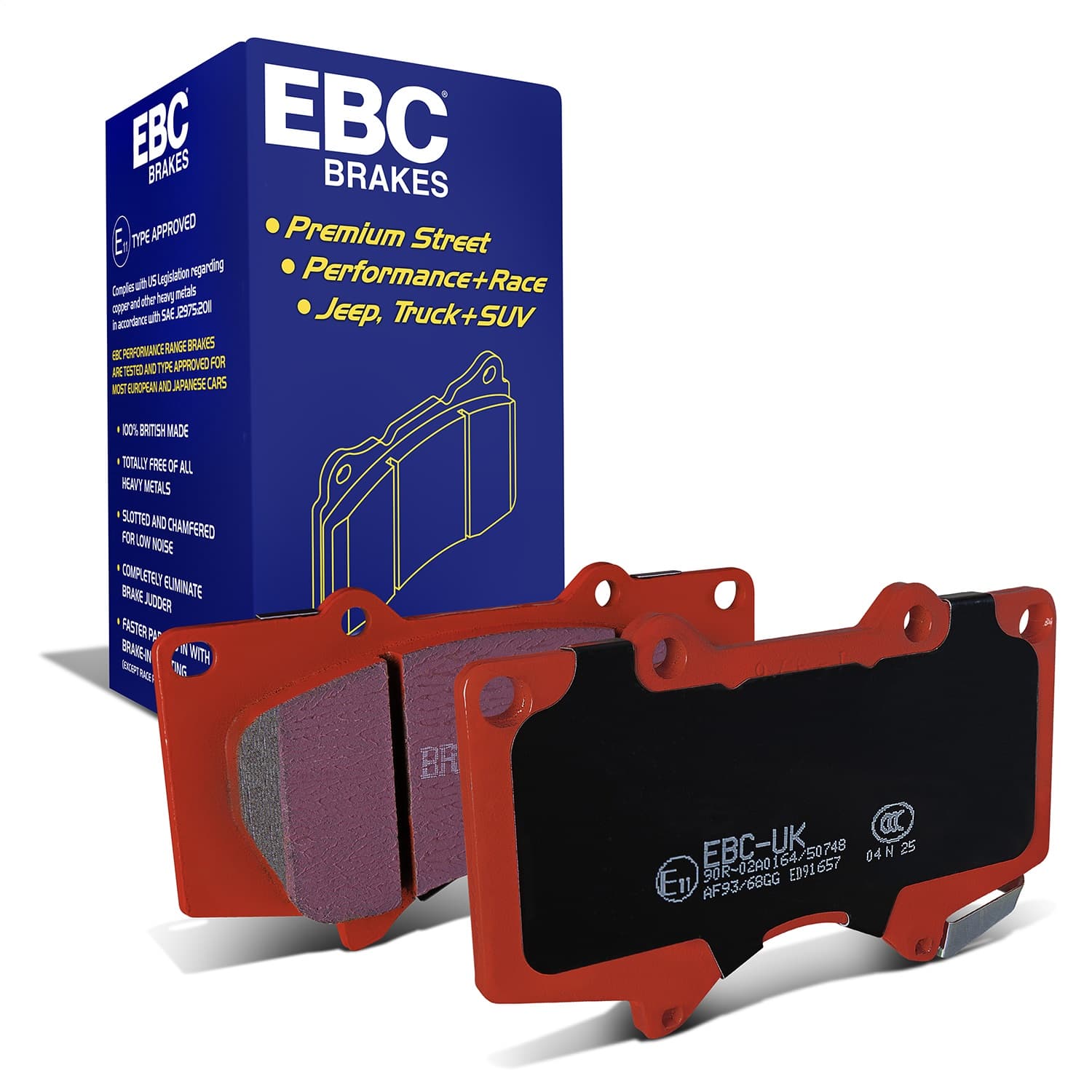 EBC Brakes - ED91657 - Disc Brake Pad image 1