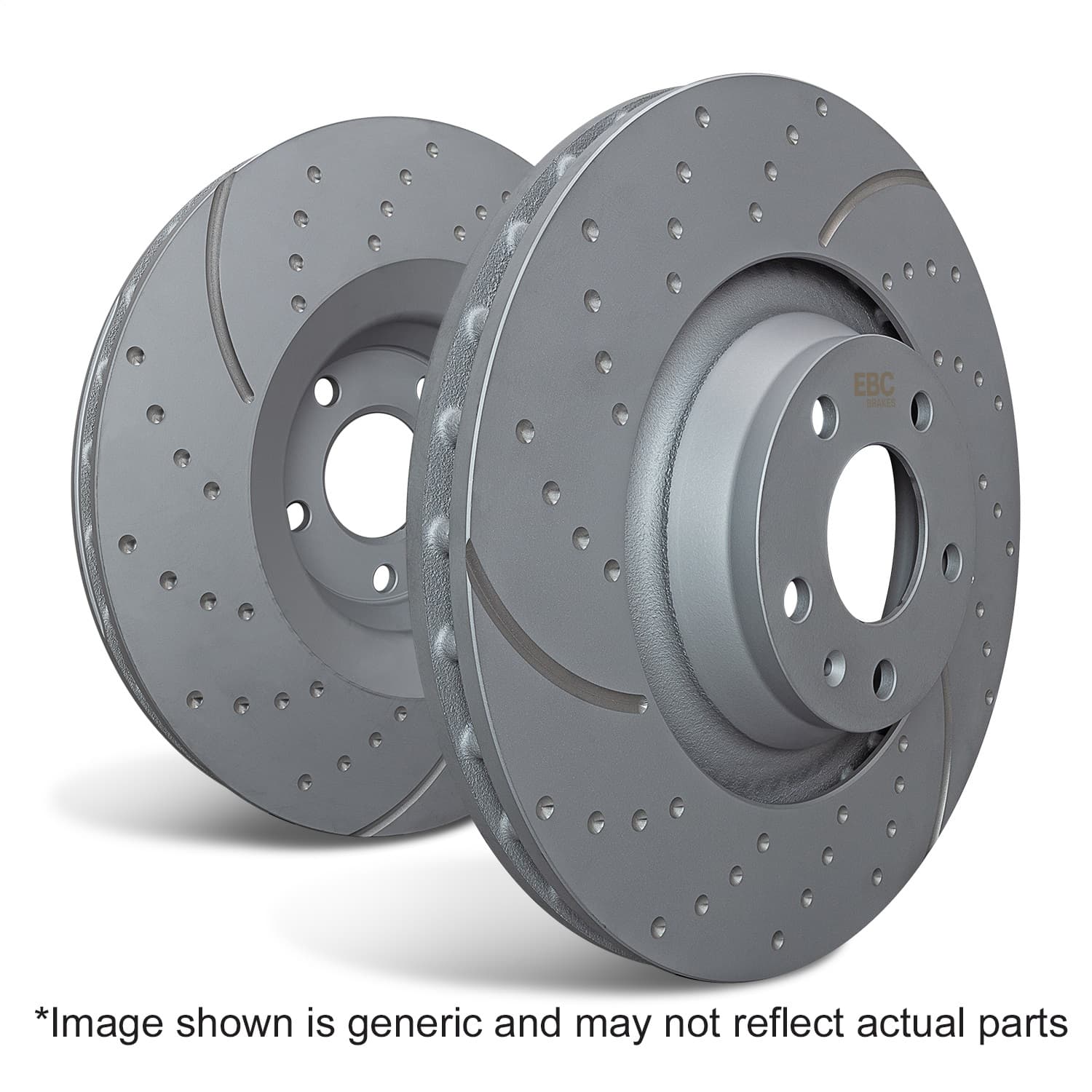 EBC Brakes - GD7012 - Front - Disc Brake Rotor Set image 1