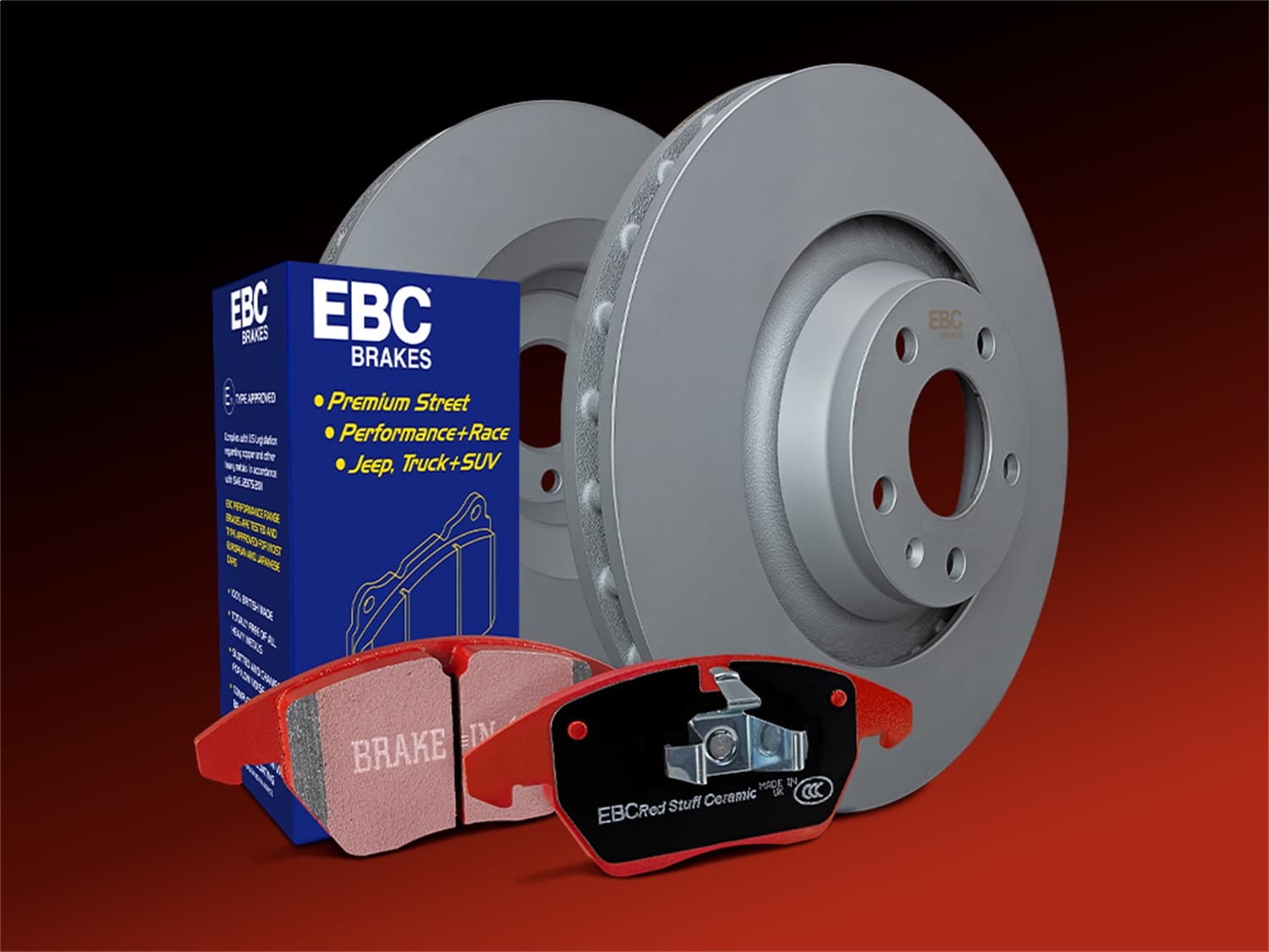 EBC Brakes - S12KF1039 - Front - Disc Brake Pad and Rotor Kit image 4