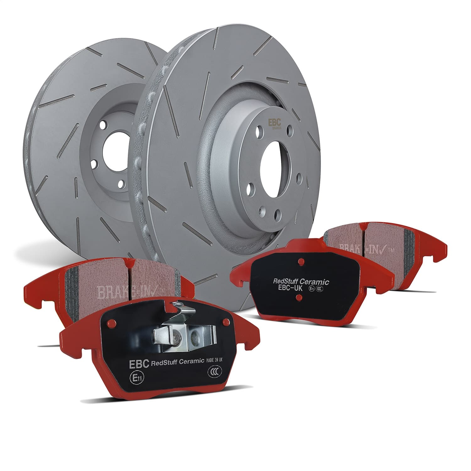 EBC Brakes - S4KF1007 - Front - Disc Brake Pad and Rotor Kit image 2