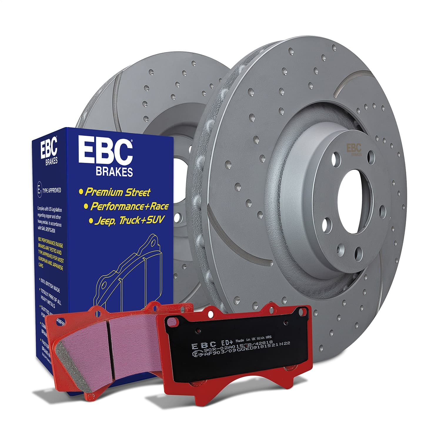 EBC Brakes - S8KF1235 - Front - Disc Brake Pad and Rotor Kit image 6