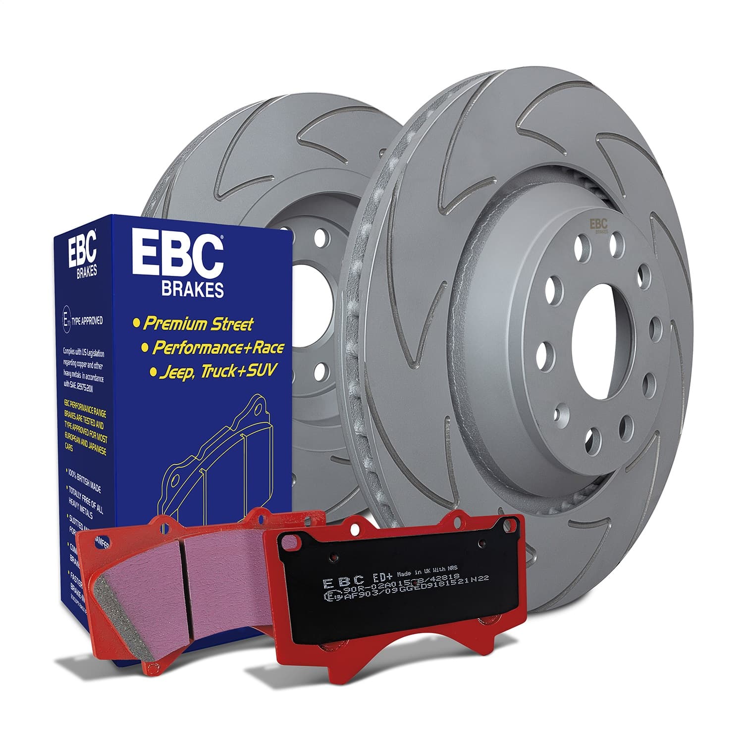 EBC Brakes - S7KF1089 - Front - Disc Brake Pad and Rotor Kit image 5
