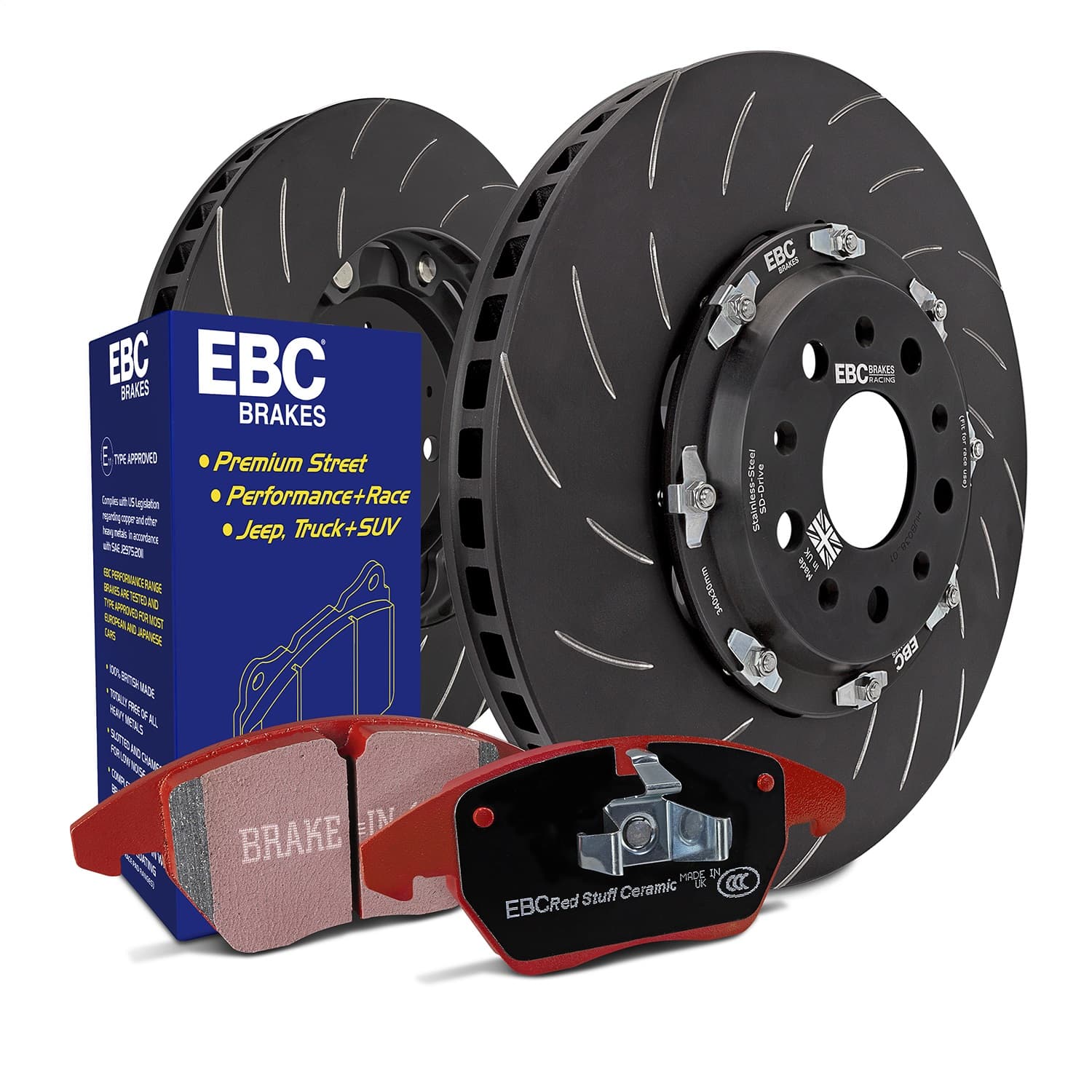 EBC Brakes - S10KF1219 - Front - Disc Brake Pad and Rotor Kit image 7